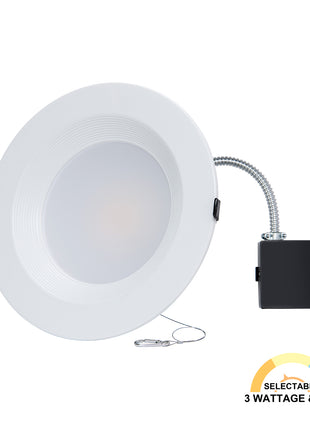 10-inch Commercial Recessed Lighting Fixture-3CCT,2300/3000/3700 Lumens,22/29/37.5W-Downlight