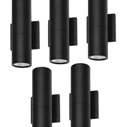 LED Cylinder Light Fixture 20W,1400 Lumens,3000K,Aluminum Housing,5Pack