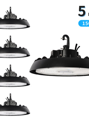 ElepantDepot LED UFO High Bay Light,Adjustable Power 100/125/150W ,14000/16800/21000Lumens,Lighting for Workshop,Factory,Warehouse