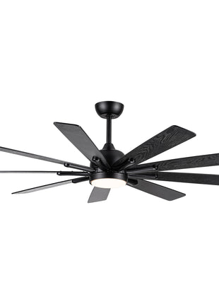 62 Inch 3CCT Mordern Farmhouse Ceiling Fans With Lights And Remote Control