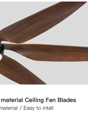 66 Inch Integrated LED 3CCT Ceiling Fan Lighting