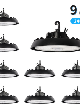 LED UFO High Bay,3 Wattage Selectable,4000K/5000K,Up to 32400LM,Dimmable