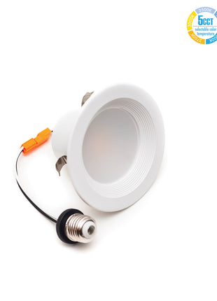 4 inch Recessed Lighting LED Fixture-5CCT,750Lumens,10W anti-dazzle Baffle Downlight-Wholesale & Retail