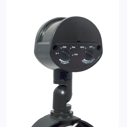 20W Round LED Security Light with Motion Sensor，Dusk-to-Dawn，5000K,Black