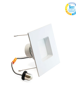 5/6 inch Recessed Lighting LED Fixture-5CCT,1100Lumens,14W-Residential Square  Downlight-Wholesale & Retail