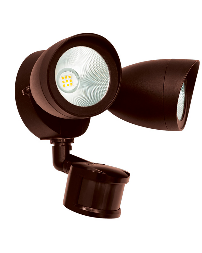 20W Round LED Security Light with Motion Sensor，Dusk-to-Dawn，5000K