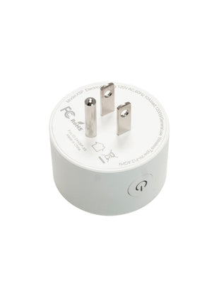 10Amp Smart WIFI Plug/Timer with On/Off Button, Compatible with Alexa and Google Home, Voice Control