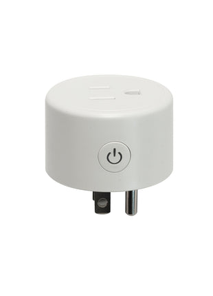 10Amp Smart WIFI Plug/Timer with On/Off Button, Compatible with Alexa and Google Home, Voice Control