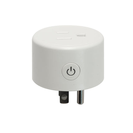 10Amp Smart WIFI Plug/Timer with On/Off Button, Compatible with Alexa and Google Home, Voice Control
