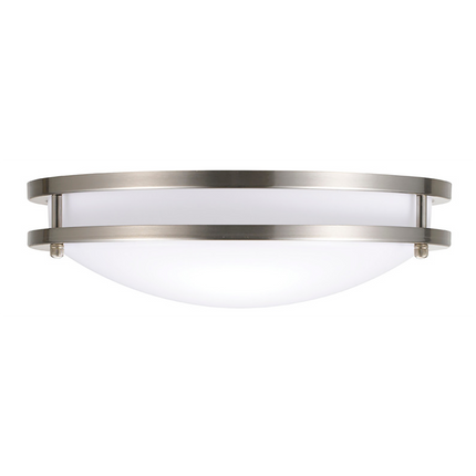 16 Inch 24W Double Ring LED Flush Mount Ceiling Light,5CCT,1920 Lumens,Dimmable