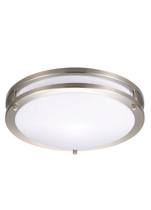 16 Inch 24W Double Ring LED Flush Mount Ceiling Light,5CCT,1920 Lumens,Dimmable