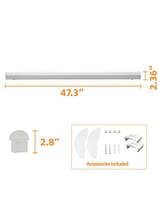 4FT LED Narrow Linear Strip Light,3CCT,2680 to 5200LM,22W/28W/40W,4Pack