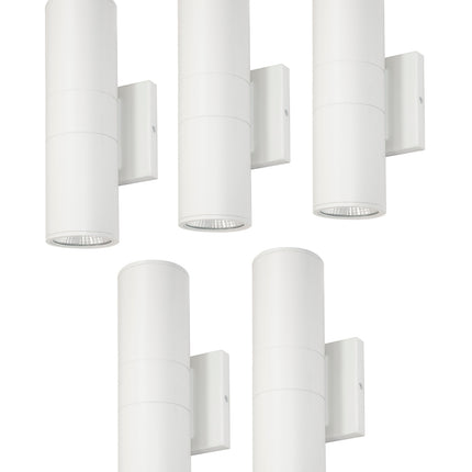 LED Cylinder Light Fixture 20W,1400 Lumens,3000K,Aluminum Housing,5Pack