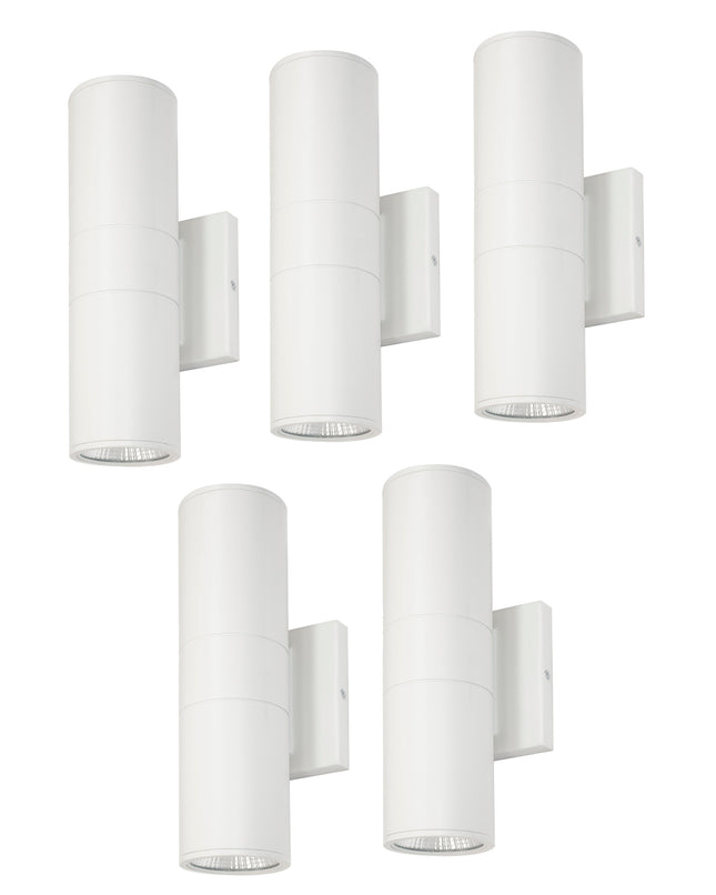 LED Cylinder Light Fixture 20W,1400 Lumens,3000K,Aluminum Housing,5Pack