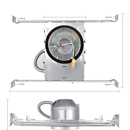 MW Lighting 6 Inch Shallow New Construction Housing Can
